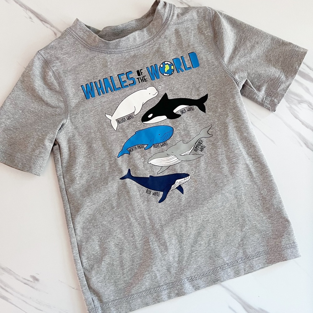 Cat & Jack 18 Mo Rash Swim Shirt